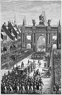 1744 Prints: LOUIS XV AT STRASBOURG