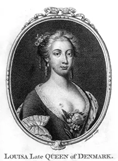 1751 Prints: Louisa Queen of Denmark