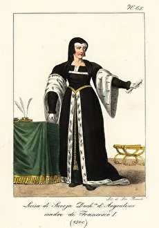 Italian Edition Prints: Louise, Duchess of Savoy, 1500
