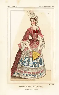 Illegitimate Prints: Louise-Francoise de Bourbon, Duchesse d Enghein, 1673-1743
