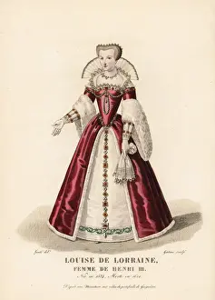 Lorraine Prints: Louise of Lorraine, wife of King Henry III