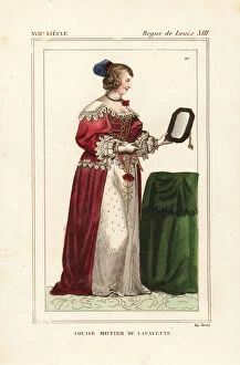 Louise Motier de Lafayette, 1618-1665, French courtier