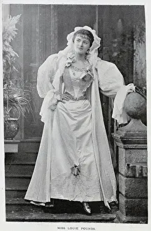 Soprano Prints: Louise Pounds, actress, singer, theatrical studio portrait