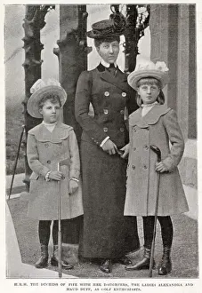 Duff Prints: Louise, Princess Royal and Duchess of Fife (1867 - 1931) and her daughters