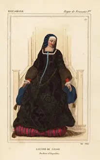 Nationale Prints: Louise of Savoy, Louise de Savoie, Duchesse