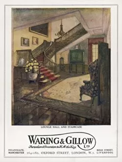 Lounge and Hallway 1916