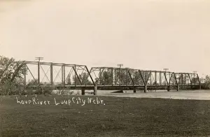 Nebraska Prints: Loup River, Loup City, Nebraska, USA