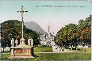 Basilica Prints: Lourdes, France