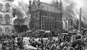 Louvain Prints: Louvains town hall saved