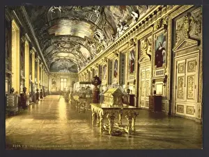 The Louvre, a gallery in the Louvre, Paris, France