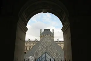 Louvre Museum at night. Paris. France