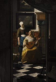 Images Dated 14th September 2013: The Love Letter, c. 1669-1670, by Johannes Vermeer (1632-1675