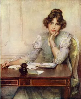 Desk Prints: The Love Letter by William A Breakspeare