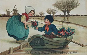 Images Dated 2nd April 2008: My love is like a red, red rose by Florence Hardy
