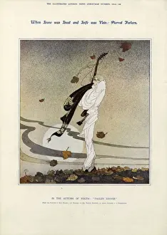 Symbolic Prints: When Love was Lost and Life was Vain: Pierrot Forlorn. In the Autumn of Youth
