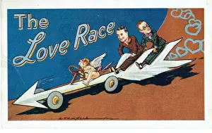 Comedic Prints: The Love Race by Edwin Greenwood and Stanley Lupino