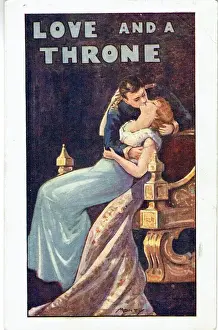 Thrones Prints: Love and a Throne by Charles A Clarke