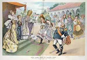 Loves course among the crowned heads
