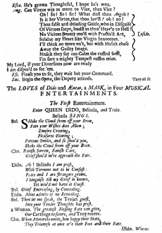 Aeneas Gallery: The Loves of Dido and Aeneas by Purcell