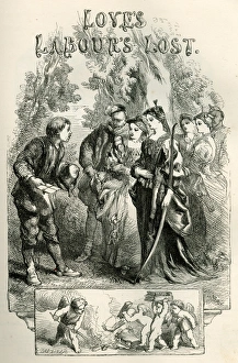 Shakespeare illustrated title page