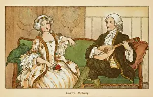 Serenade Prints: Loves Melody by Florence Hardy