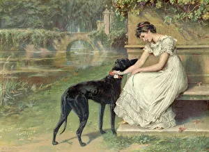 Waller Prints: Love's Messenger by S. E. Waller, Valentine, Love Letter
