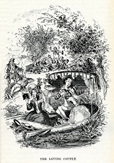 Images Dated 13th January 2012: The loving couple being chaperoned