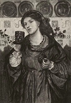 Pressed Gallery: The Loving Cup by Dante Gabriel Rossetti