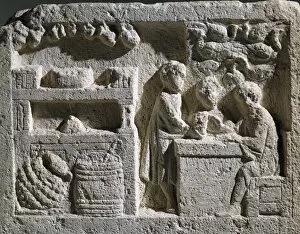 X7caf Me Collection: Low relief with thermopolium or tavern scene, 2nd