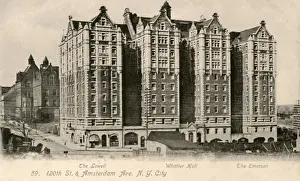 Columbia Prints: Lowell, Whittier and Emerson Hall, Columbia University