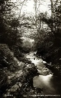 Skipton Prints: Lower Bridge, Skipton Woods, Skipton, Yorkshire