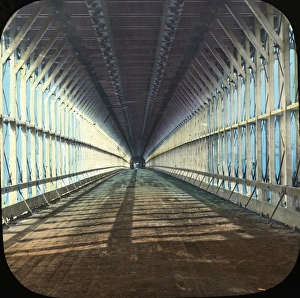 Lower Deck of the Niagara Falls Suspension Bridge Lower Deck of the Niagara Falls Suspension Bridge