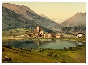 Grisons Prints: Lower Engadine, Tarasp, Fontana, Grisons, Switzerland