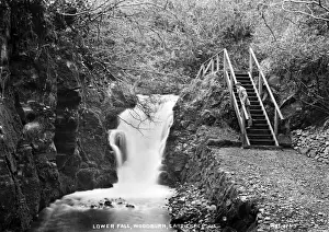 Carrickfergus Prints: Lower Fall, Woodburn, Carrickfergus