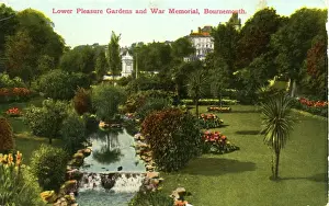 Pleasure Prints: Lower Pleasure Gardens, Bournemouth, Dorset