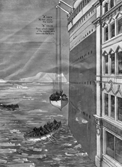 Images Dated 1st February 2012: Lowering the life boats