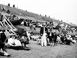 Lowestoft beach, early 1900s