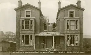 Lowestoft - The damage of the bombardment of 1918