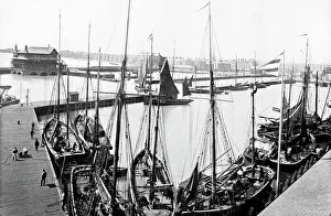 Lowestoft Harbour early 1900s