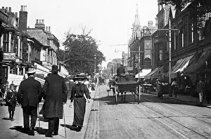 Lowestoft Prints: Lowestoft London Road North early 1900s