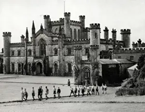 Crenellated Prints: Lowther Castle, Cumberland, home for WW2 evacuees