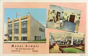 Eighth Prints: Loyal Order of Moose, Moose Temple, 8th and University Street, Seattle, Washington