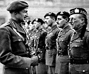 Airborne Prints: Lt. -General A. F. M. Browning, Major R. H. Cain and Lt. -Colonel