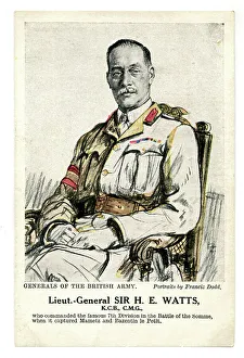 Superb Prints: Lt-General Sir H. E. Watts