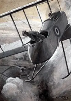 Daring Prints: Lt George Ivan Carmichael dropping bombs - Menin Station
