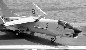 Identical Gallery: LTV F-8FN Crusader 3 waiting for launch
