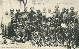 Images Dated 28th February 2019: Luanda, Angola - Group of Mondombos Tribespeople, Mocamedes