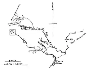 Lubaatun map, 1924