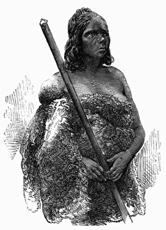 Lubra, an Australian aborigine woman, 1850 Lubra, an Australian aborigine woman, 1850