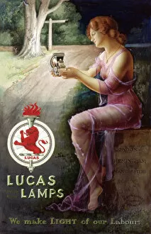 Adverts Gallery: Lucas Lamps Advert